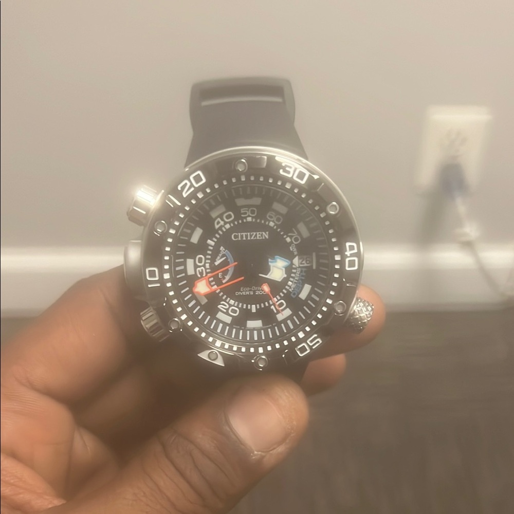 Citizen Black and Silver Men's Watch